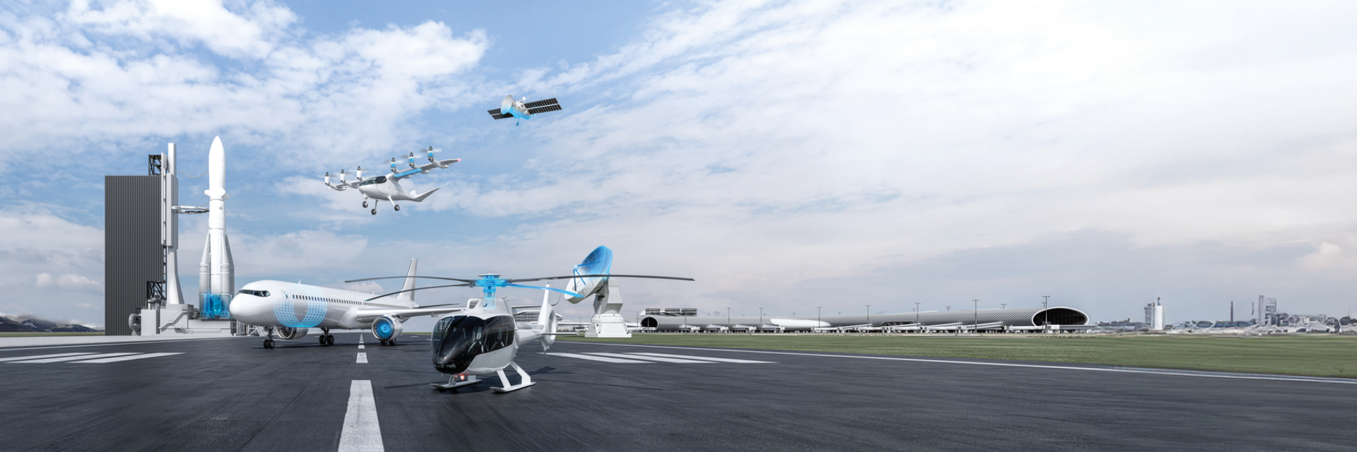 Key visual of ZEISS in the aerospace industry