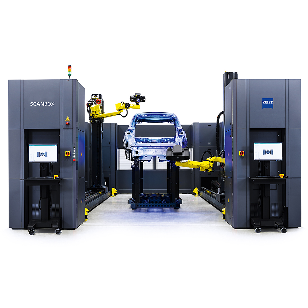 ATOS ScanBox Series 8: İkili robot modu | Araç karoseri ölçüm