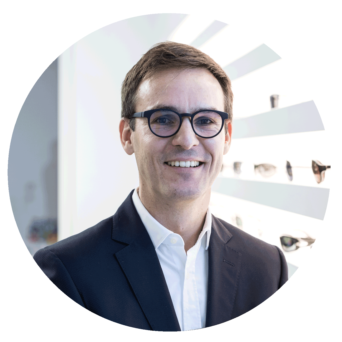 ZEISS Tüketici Pazarları CEO'su Sven Hermann'ın bir portresi. 
