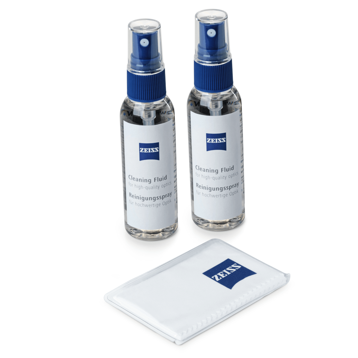 Özel olarak tasarlanmış ZEISS Lens Spreyi ve ZEISS Mikrofiber Bezi sayesinde gözlük camlarınızı temizlemek hiç bu kadar kolay olmamıştı.